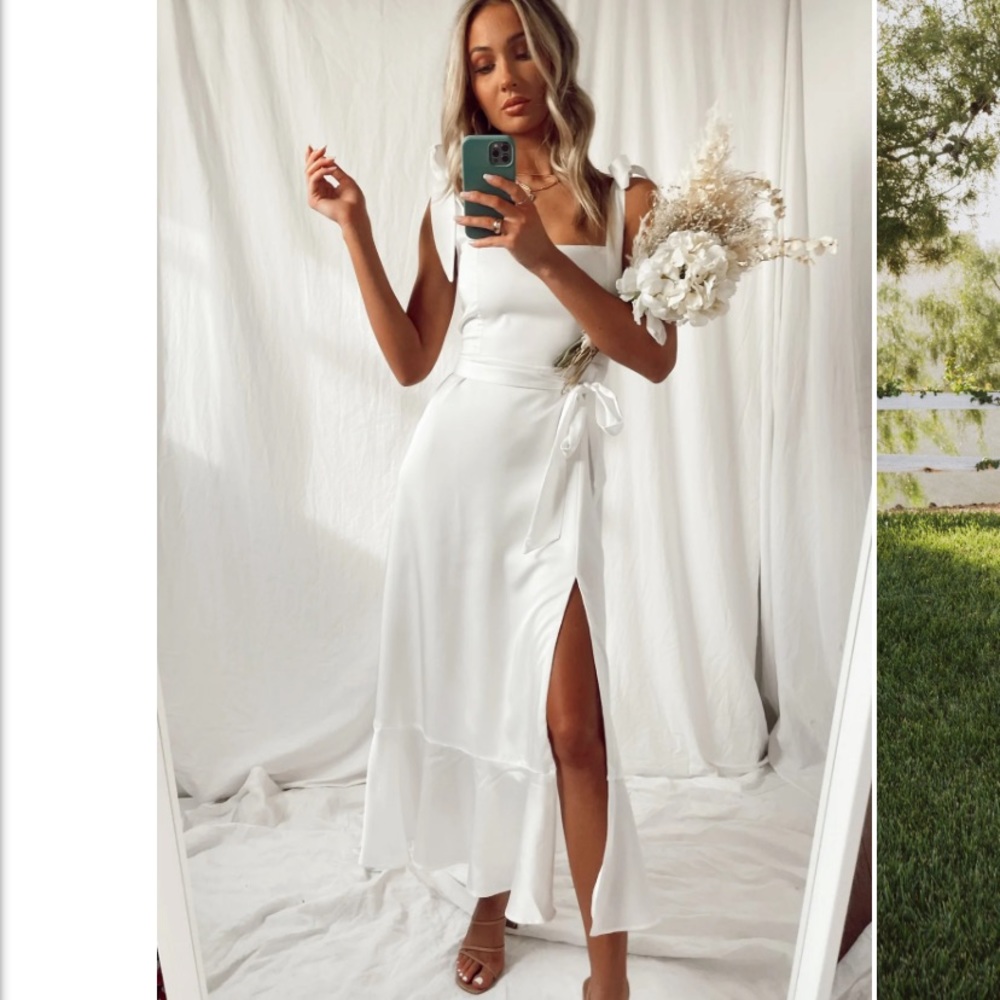 Show me your mumu garden midi dress